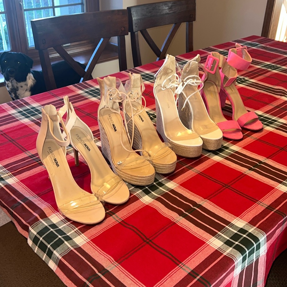COPY - 4 pairs of Fashion Nova Shoes